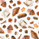 RK Sweet Tooth SRKD-21714-1 White - Cotton Fabric