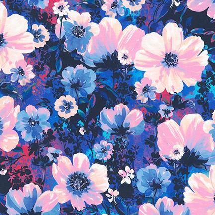 RK Wishwell: Wild Blue - WELD-20244-235 Hyacinth - Cotton Fabric