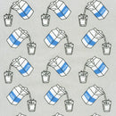 RK Yum Yum - Milk Cartons SB-850362D2-2 Grey - Cotton Fabric