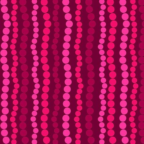 STUDIO E All Lined Up 5377-83 Red Pink - Cotton Fabric