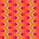 STUDIO E All Lined Up 5381-83 Red Orange - Cotton Fabric
