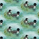 STUDIO E Along the Valley - Ducks 6452-11 Blue - Cotton Fabric