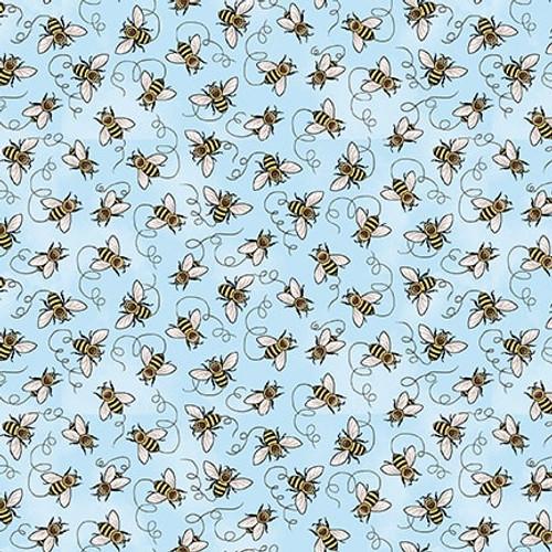 STUDIO E Be All You Can Be 6946-17 Light Blue - Cotton Fabric