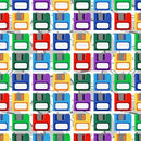 STUDIO E Data Point 6871-01 White - Cotton Fabric