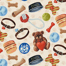 STUDIO E Off the Leash 6120-43 Multi - Cotton Fabric