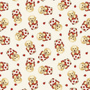STUDIO E Trendy Pups 6889-44 Cream - Cotton Fabric
