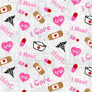 SYK Tossed Nurse 10302 - Cotton Fabric