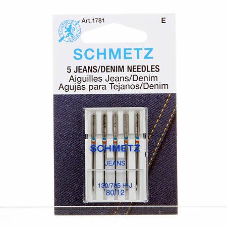 Schmetz Denim/Jeans Machine Needle Size 80/12 - 1781