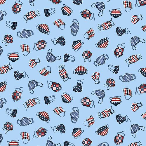 Studio E Essential Heroes - 5653-18 Light Blue - Cotton Fabric