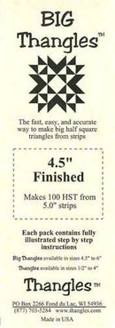 THNG Big Thangles Template 4.5" Finished - 04.50