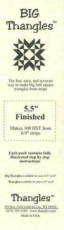 THNG Big Thangles Template 5.5" Finished - 05.50