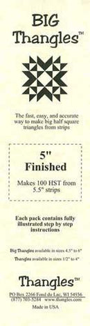 THNG Big Thangles Template 5" Finished - 05.00