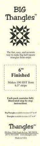 THNG Big Thangles Template 6" Finished - 06.00