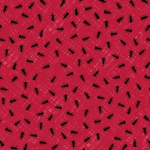 TT Ant Seeds FUN-C7334-PINK - Cotton Fabric