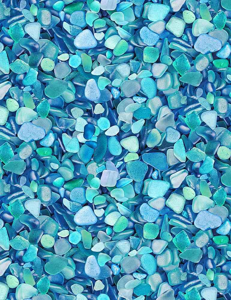 TT Beach Comber - C1237-BLUE - Cotton Fabric
