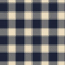 TT Buffalo Check, HOLIDAY-C5784-NAVY - Cotton Fabric