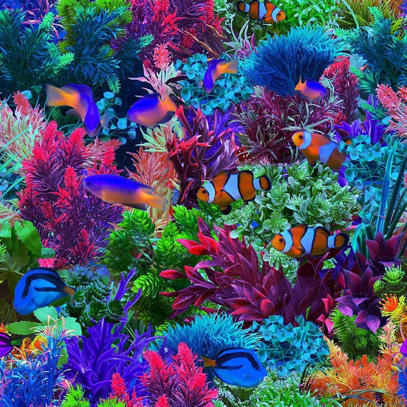 TT Deep Blue Sea CD1979-MULTI- Cotton Fabric