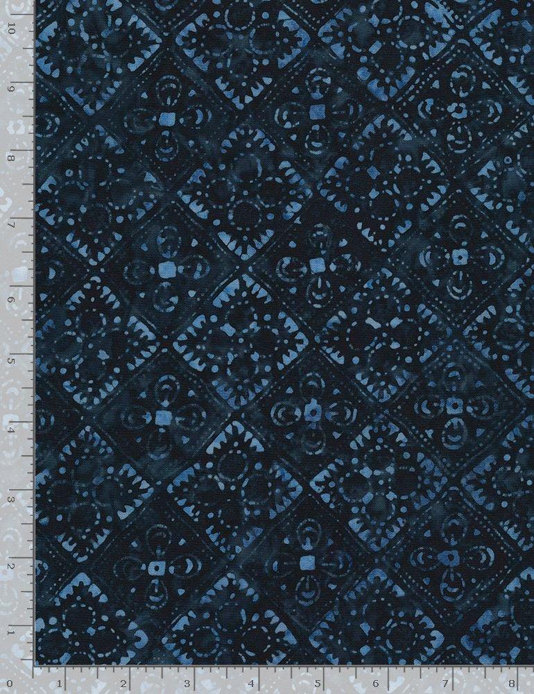 TT Freedom Batiks B6927-PROUD Blue - Cotton Fabric