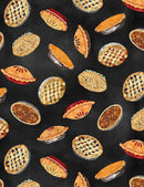 TT Happy Harvest - CD1425-BLACK - Cotton Fabric
