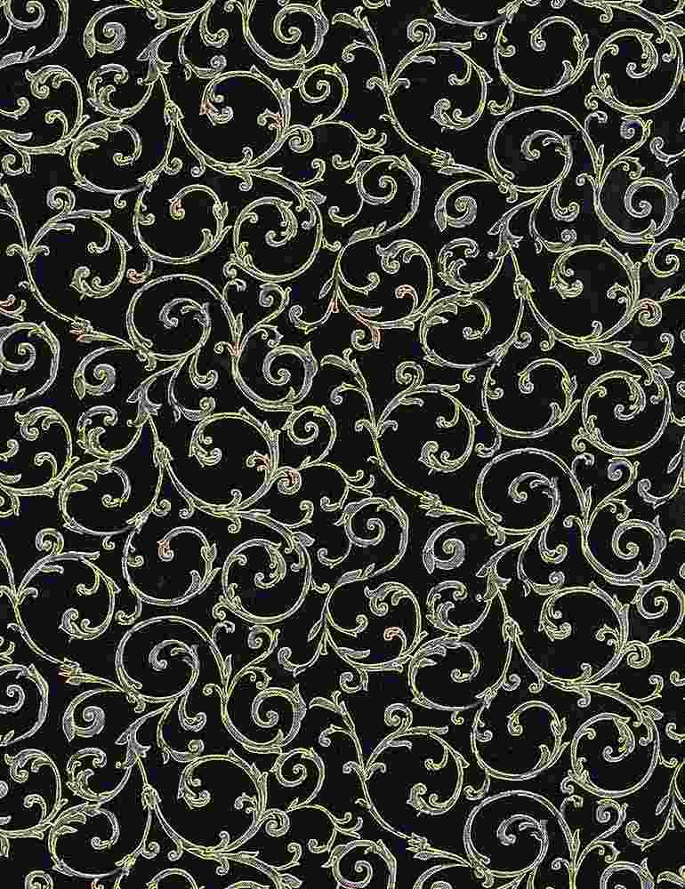 TT Holiday Blenders - CM1009-CHARCOAL - Cotton Fabric