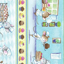 TT Mice Chef Stripe SHIRLEY-C7373-MULTI - Cotton Fabric