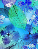TT Neon Nature NATURE-CD1492-BLUE - Cotton Fabric