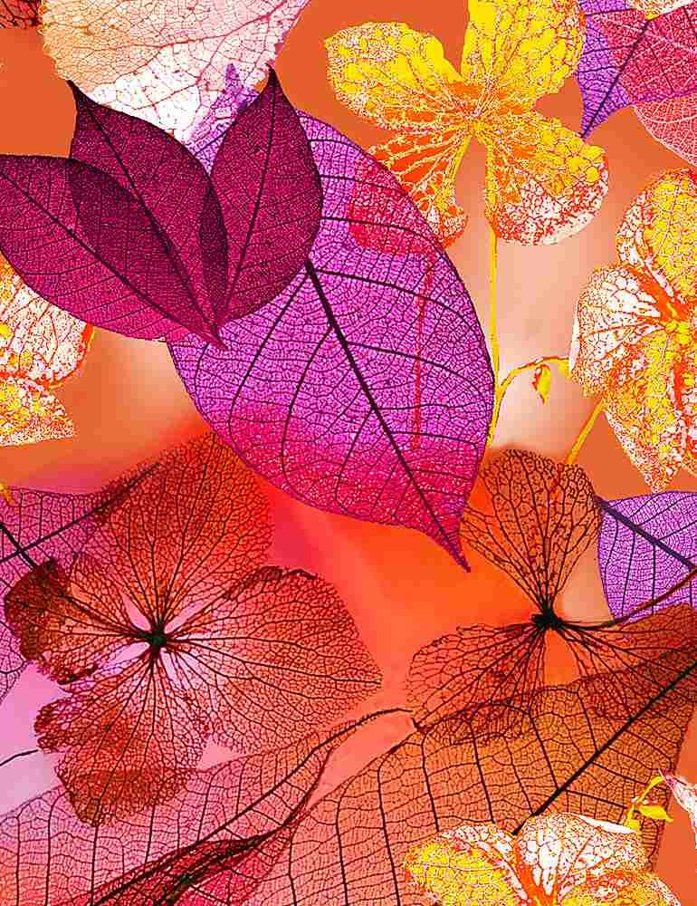 TT Neon Nature NATURE-CD1492-PINK - Cotton Fabric