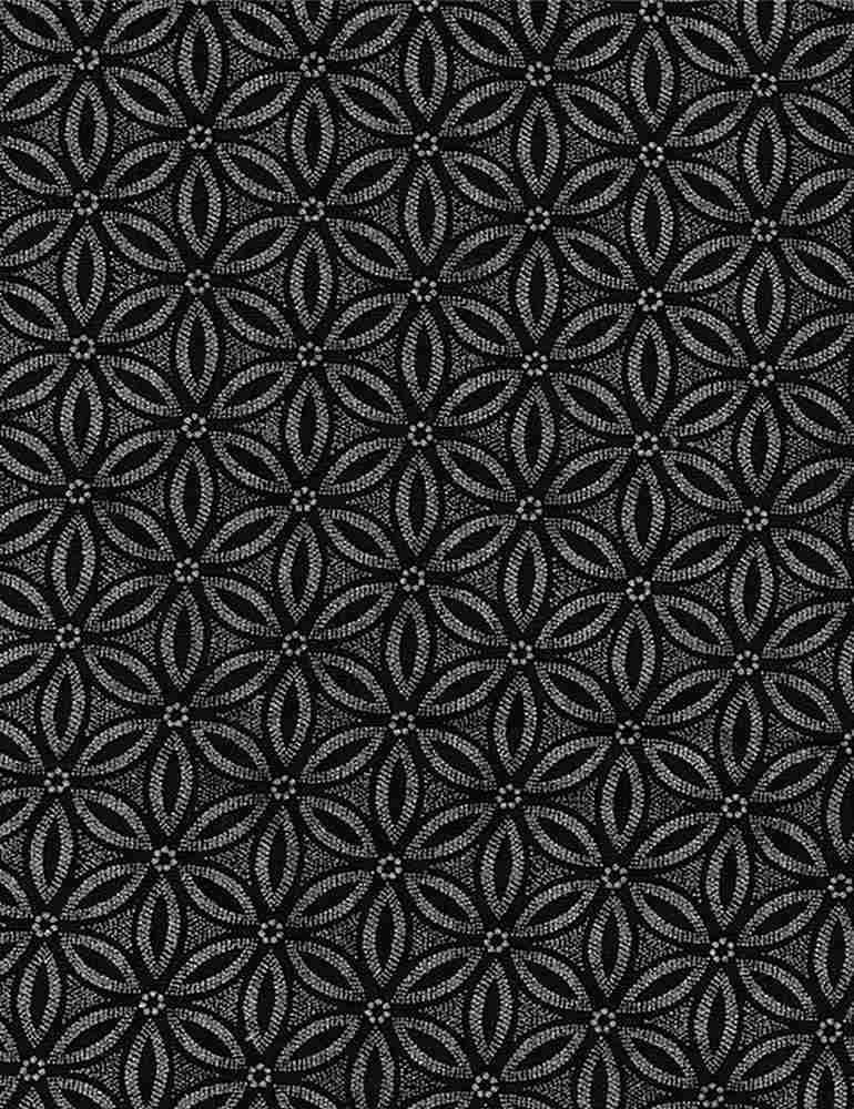TT Noir - CM7298-SILVER - Cotton Fabric
