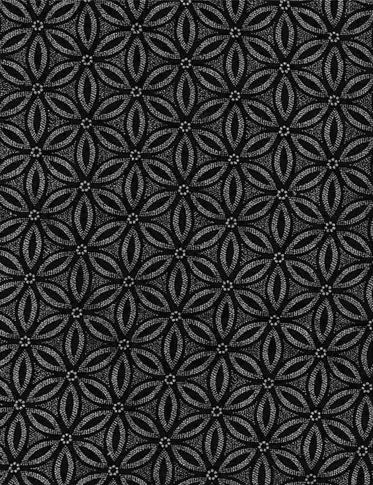 TT Noir - CM7298-SILVER - Cotton Fabric