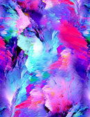 TT Painted Paradise CD8719-PURPLE - Cotton Fabric