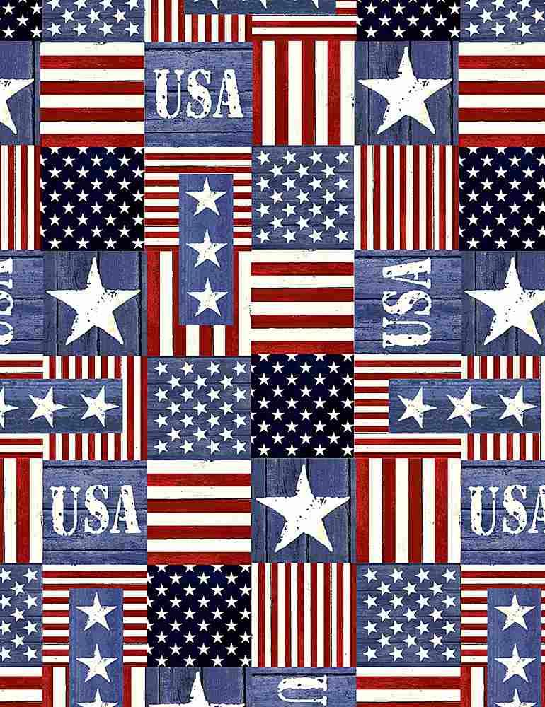 TT Proud To Be An American C1338-USA - Cotton Fabric