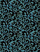 TT Royal Plume CM1009-PEACOCK - Cotton Metallic Fabric