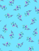 TT Royal Plume CM1568-TURQ - Cotton Fabric