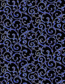 TT Sapphire CM1009-BLACK - Cotton Fabric