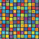 TT Science and Math CD1689-BLACK - Cotton Fabric