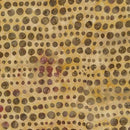 TT Sumatra Batiks Spots In A Row B4882-FLAX - Quilt Fabric