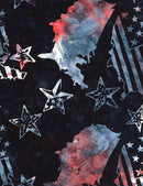 TT Tonga Honor Accents Batiks B1223-AMERICA - Cotton Fabric