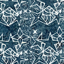 TT Tonga Honor Batiks B1227-BLUE - Cotton Fabric