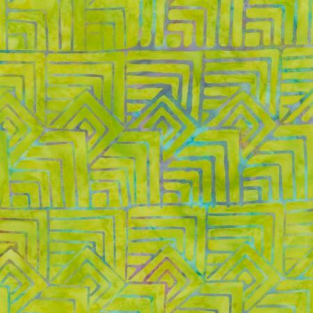 TT Tonga Jump Maze Tiles Batik B7541-NEON - Timeless Treasures
