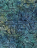 TT Tonga Oasis Batiks B7892-OCEAN - Cotton Fabric