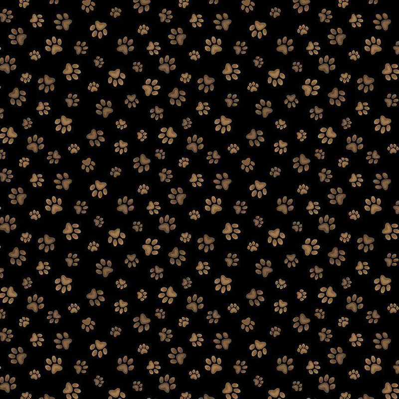 TT You Had Me at Meow CD2064-BLACK - Cotton Fabric