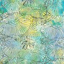 Timeless Treasures Batiks Angelfish B3718-SEAFOAM - Cotton Fabric