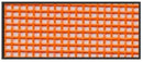 Vinyl Bag Mesh 18x36 Orange - VMC-84
