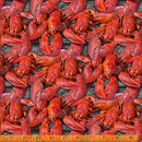 WHM A La Carte 51903D-X Lobsters - Novelty Quilt Fabric