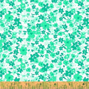 WHM All A Flutter 47752-10 Teal - Cotton Fabric