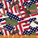 WHM All American 53056-1 Multi - Cotton Fabric