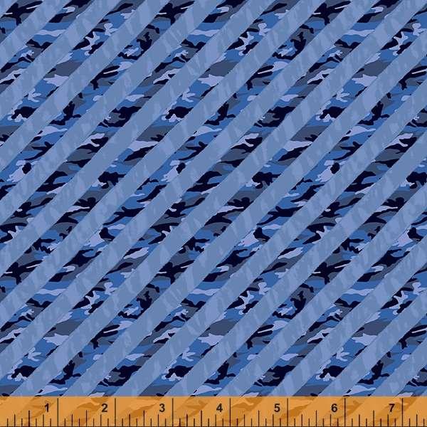 WHM All American 53061-3 Blue - Cotton Fabric