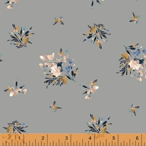 WHM Botany 50346-2 Grey - Cotton Fabric