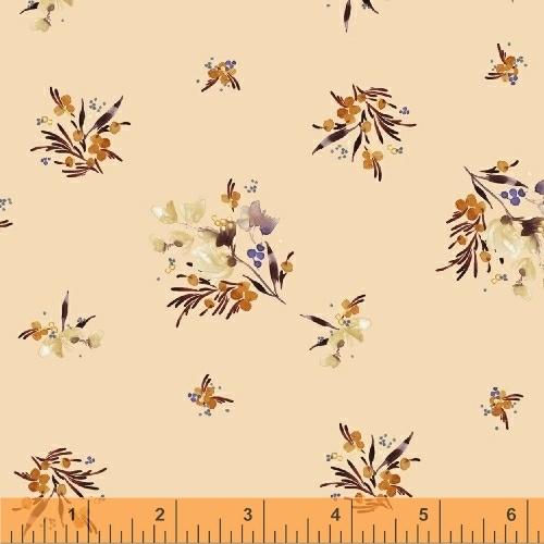 WHM Botany 50346-6 Peach - Cotton Fabric