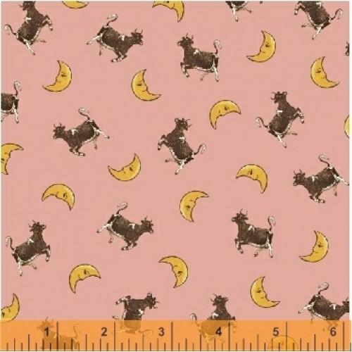 WHM Cat & The Fiddle Pink 51095-5 - Cotton Fabric